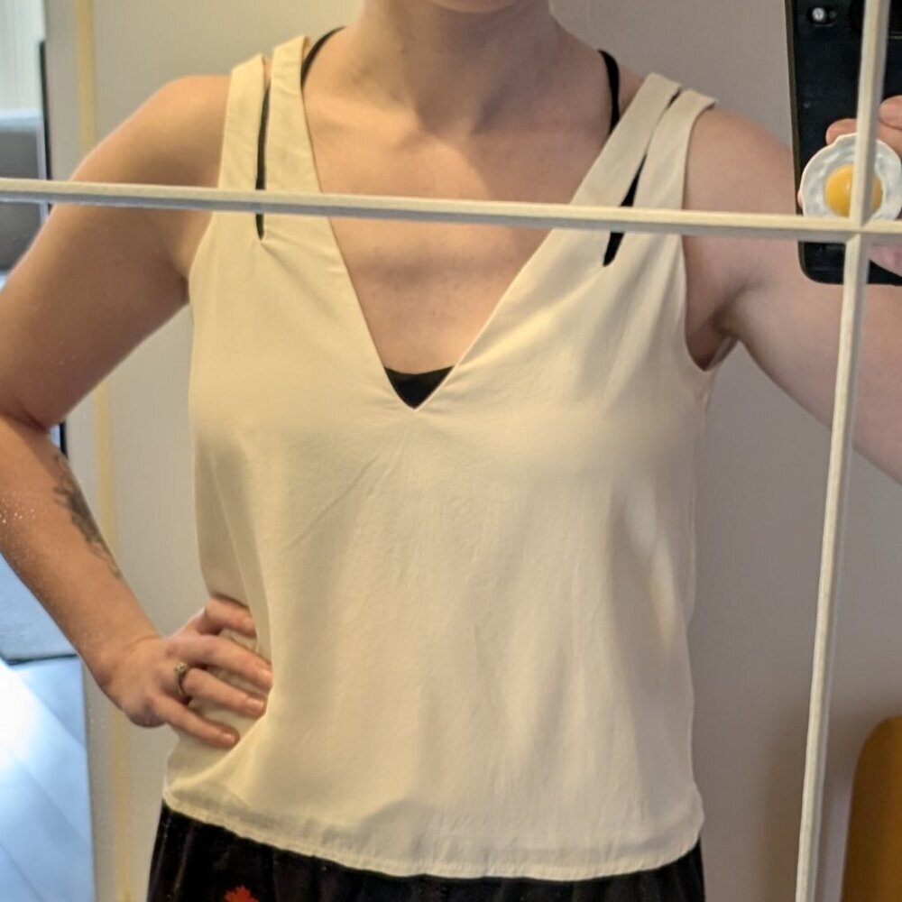 🍁 Erin Kleinberg 100% Silk Camisole-Style Top - Picture 7 of 7